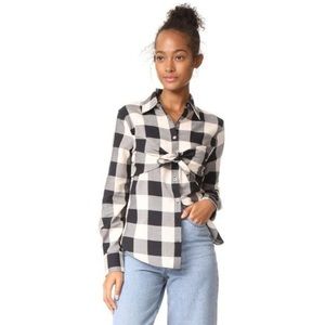 SOLD Mara Hoffman Elain Plaid Shirt
